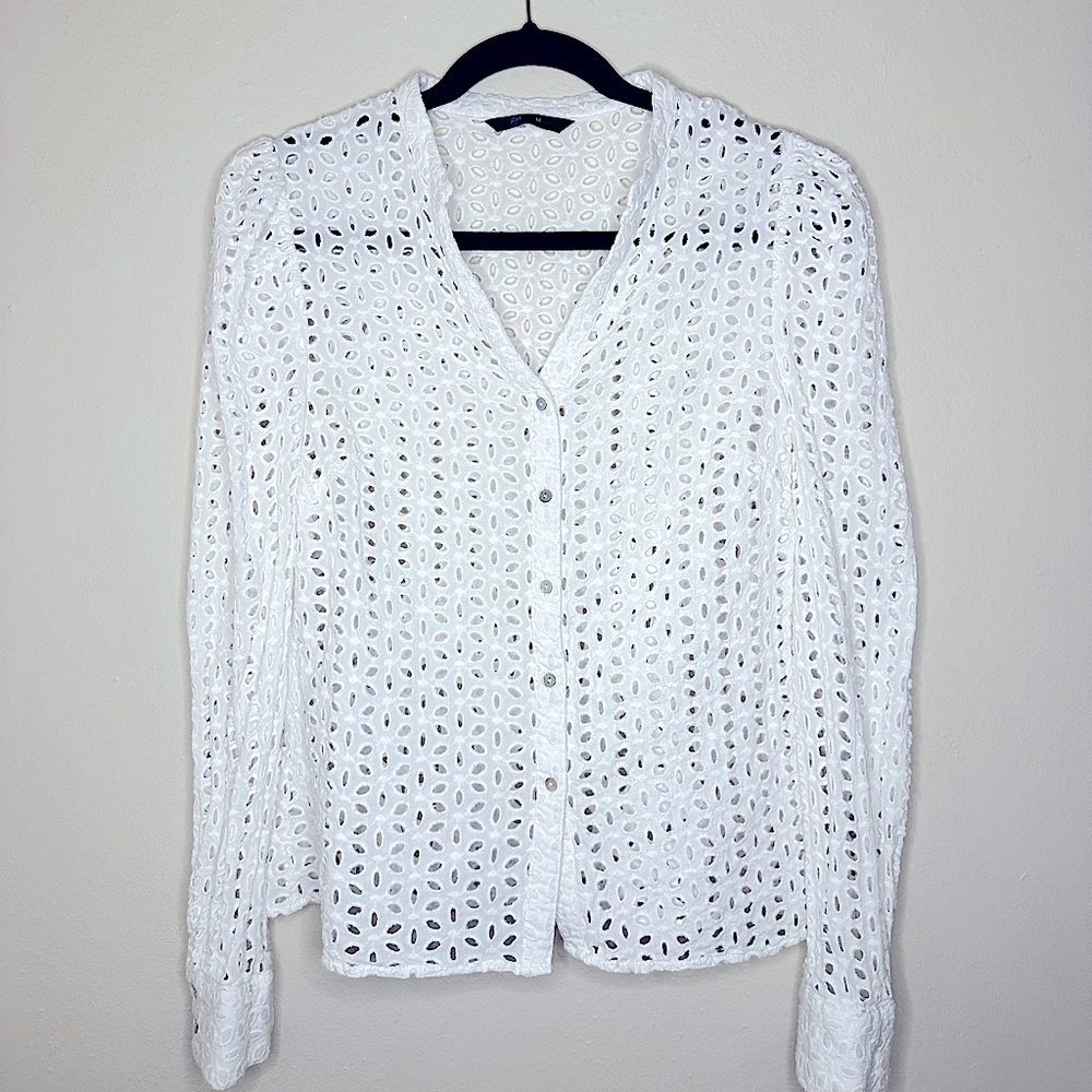 GEF France white long sleeve